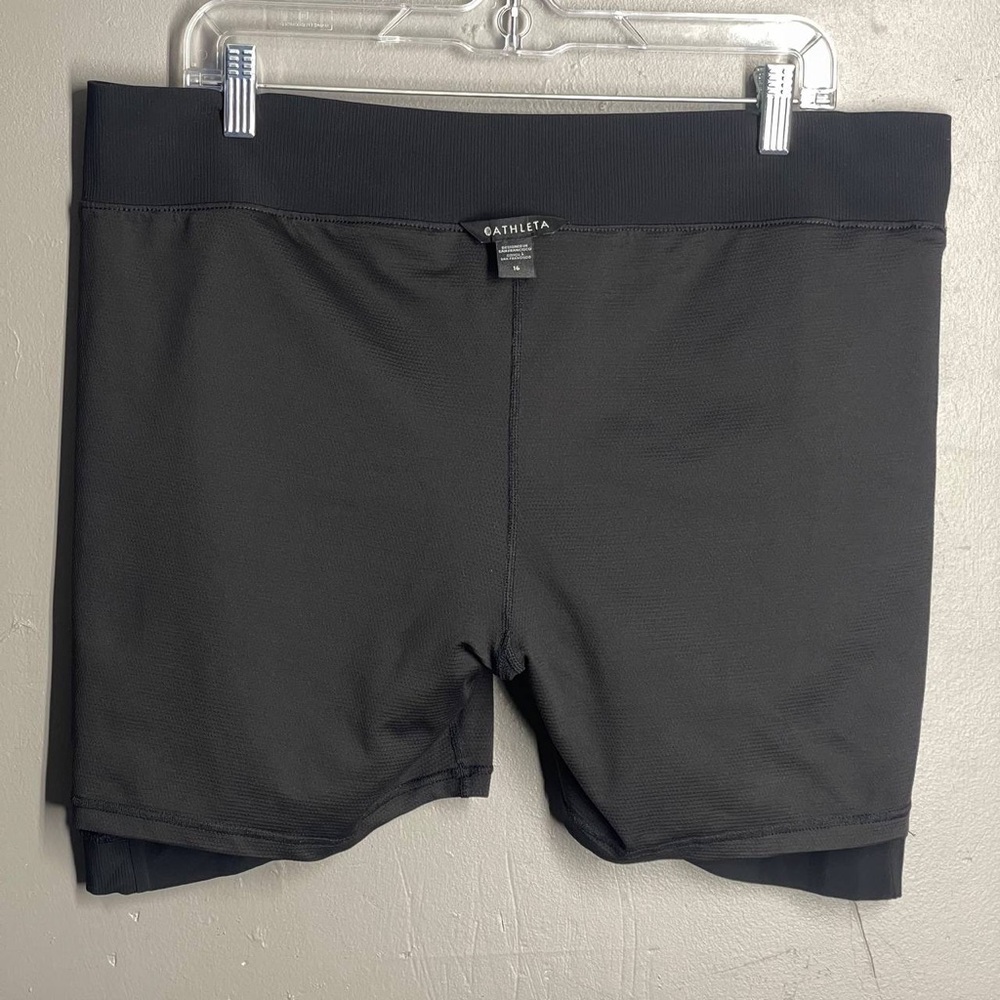 Athleta Soho Skort Womens 16 Black Stretch Athletic Skirt Tennis Golf Pickleball - Picture 3 of 9